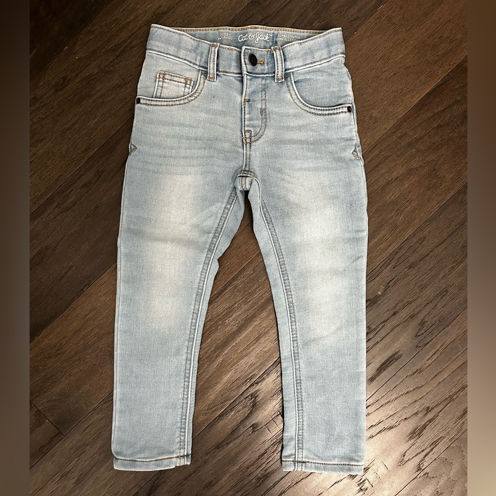 Skinny stretchy toddler jeans